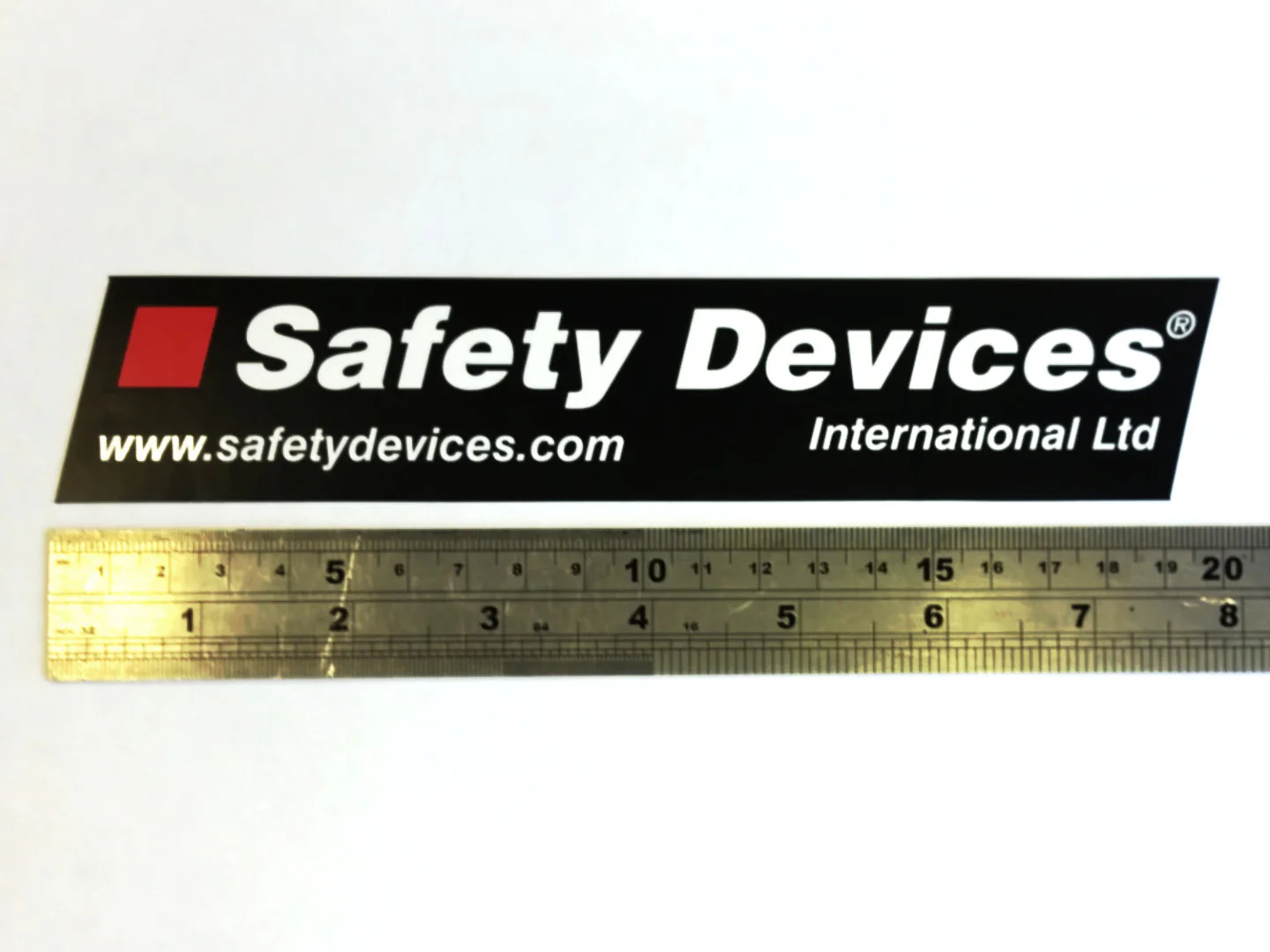 200×40mm Safety Devices Roll Cage Stickers - Image 3