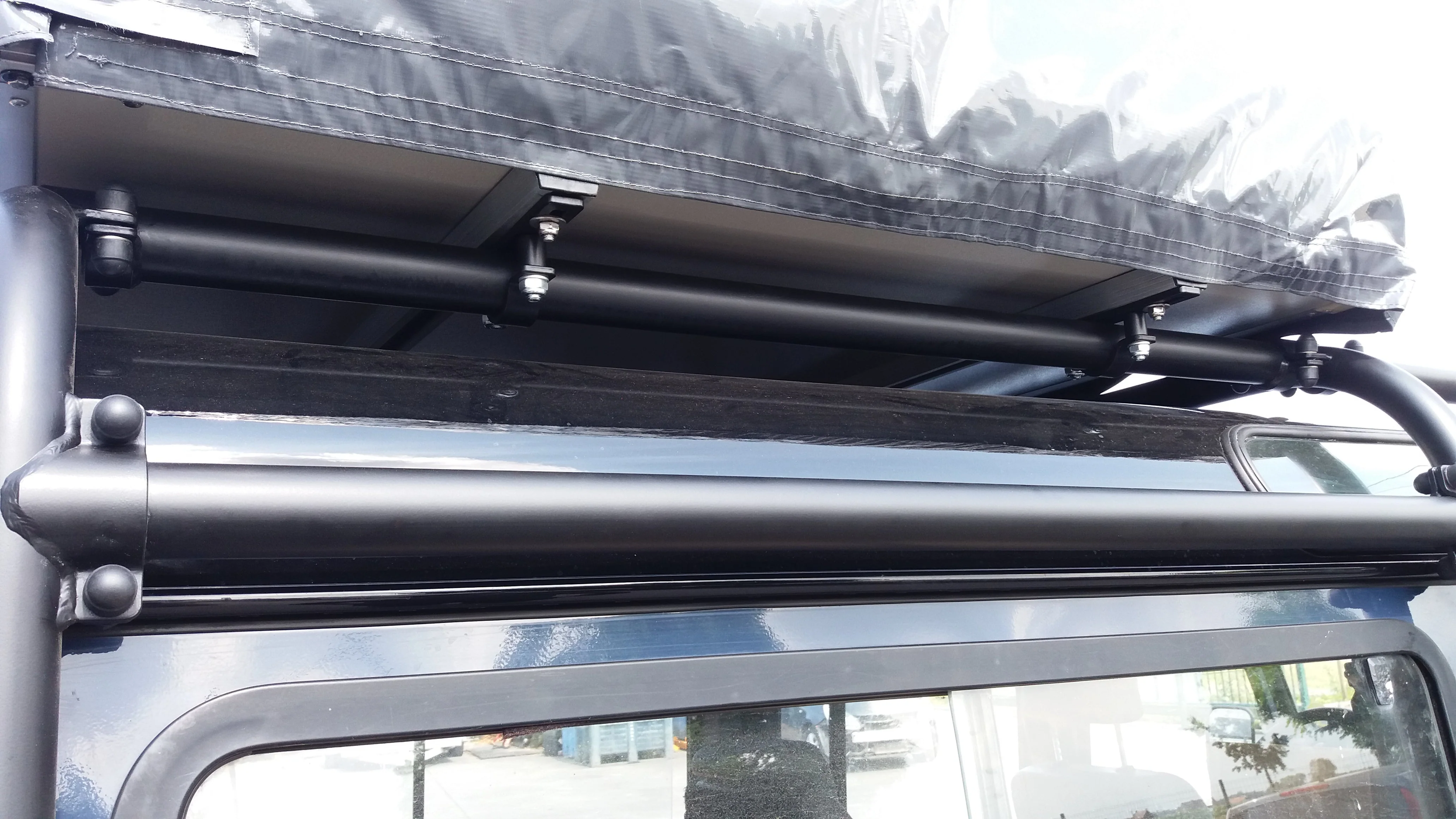 Roof tent bracket for external roll cage - Fixed Thread - Image 5