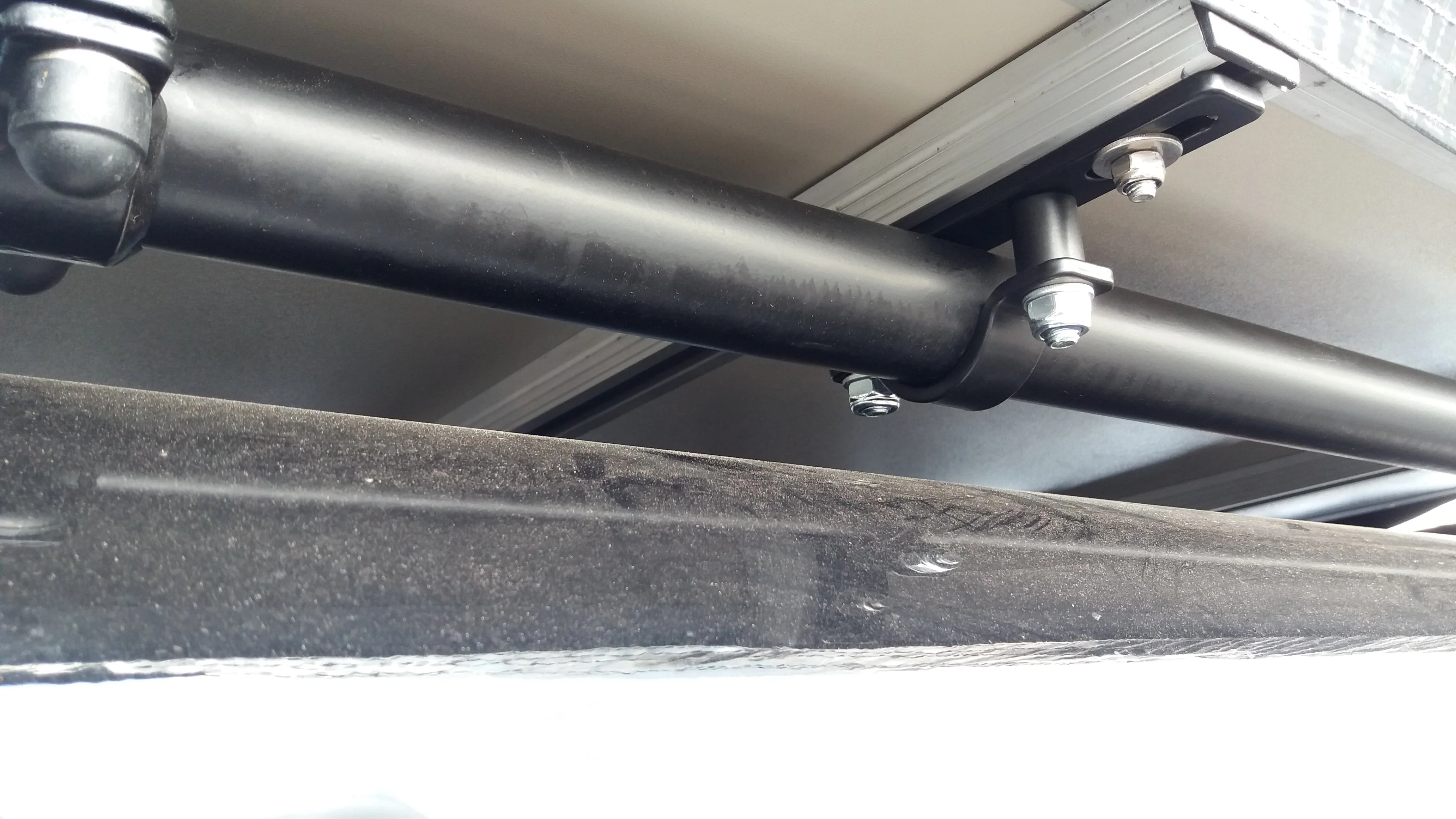 Roof tent bracket for external roll cage - Fixed Thread - Image 6